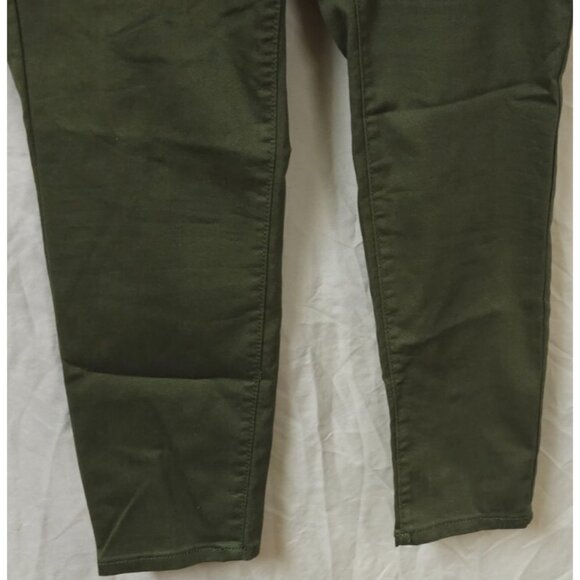 Vanilla Star Womens Teen Medium Army Green Pullon Mid Rise Jegging Pants 28.5x28 - Picture 5 of 11